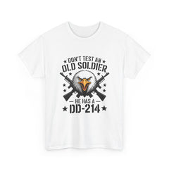 Old Soldier DD-214 T-Shirt — Veterans Eagle Graphic Tee