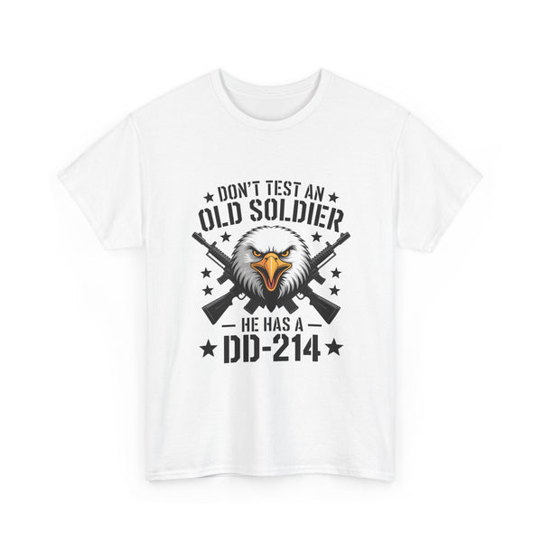 Old Soldier DD-214 T-Shirt — Veterans Eagle Graphic Tee