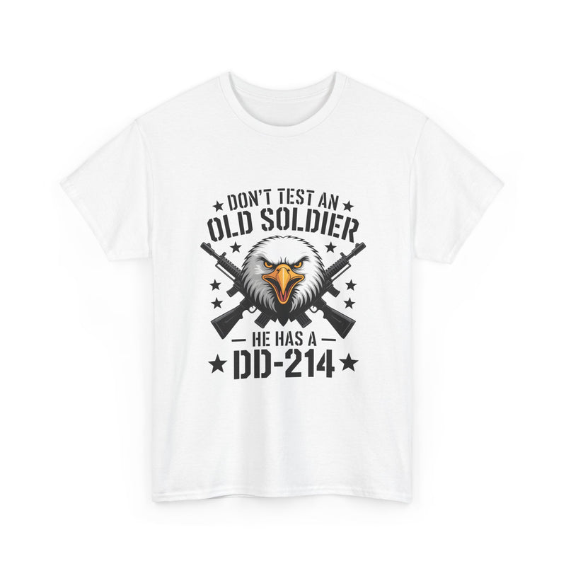 Old Soldier DD-214 T-Shirt — Veterans Eagle Graphic Tee