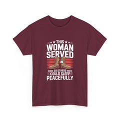 Veteran Women T-Shirt — Proud Female Veteran Tee