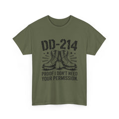 DD-214 Military Boots T-Shirt — 
