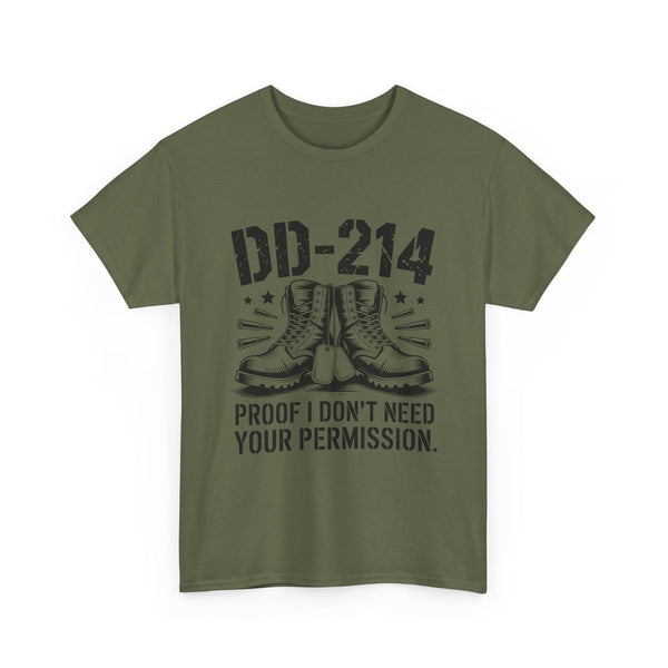 DD-214 Military Boots T-Shirt — 