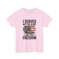 I Served Not For Glory But For Freedom Tee — Patriotic Veteran Military T-Shirt
