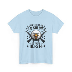 Old Soldier DD-214 T-Shirt — Veterans Eagle Graphic Tee