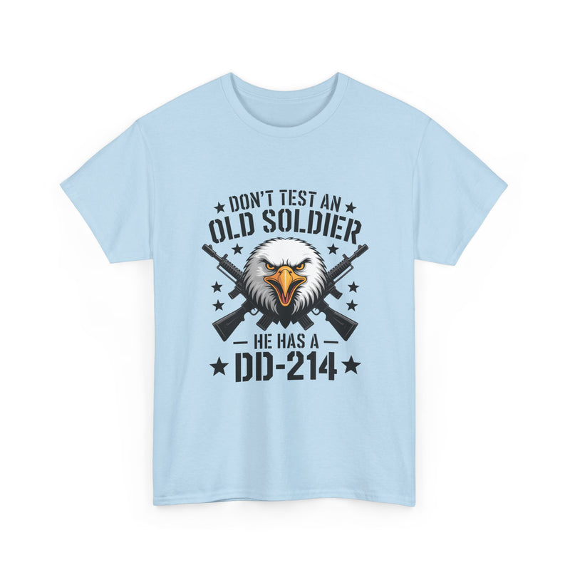 Old Soldier DD-214 T-Shirt — Veterans Eagle Graphic Tee