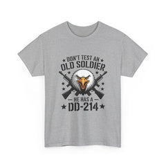 Old Soldier DD-214 T-Shirt — Veterans Eagle Graphic Tee