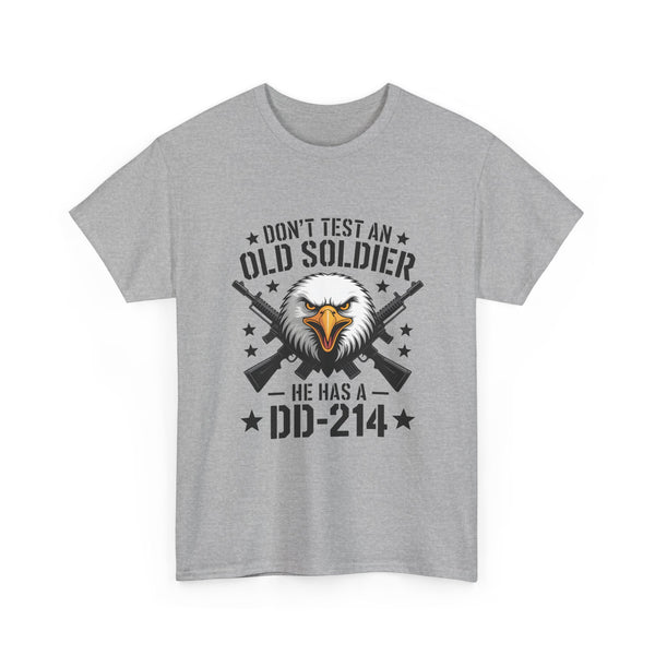 Old Soldier DD-214 T-Shirt — Veterans Eagle Graphic Tee