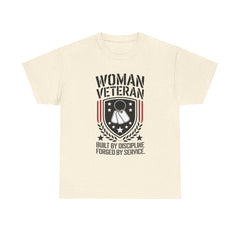 Copy of Her Strength Was Earned Not Given T-Shirt — Military Boots Patriotic Women’s Tee