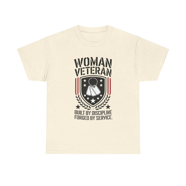 Copy of Her Strength Was Earned Not Given T-Shirt — Military Boots Patriotic Women’s Tee