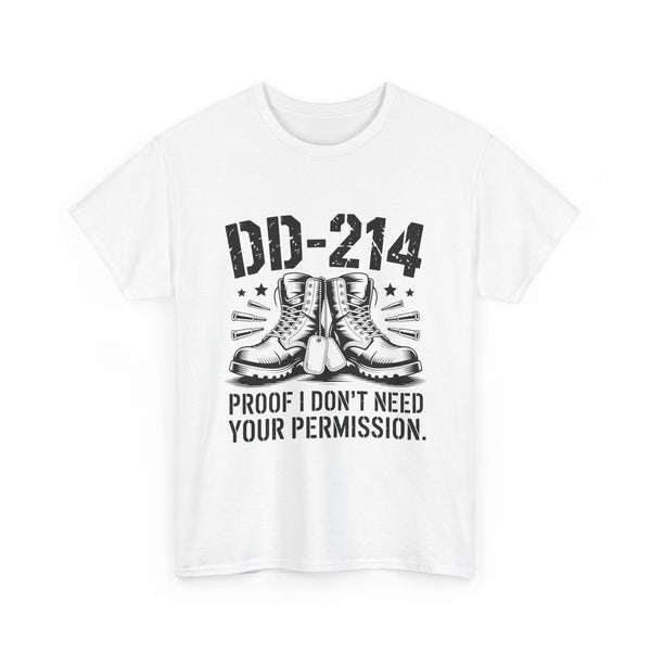 DD-214 Military Boots T-Shirt — 