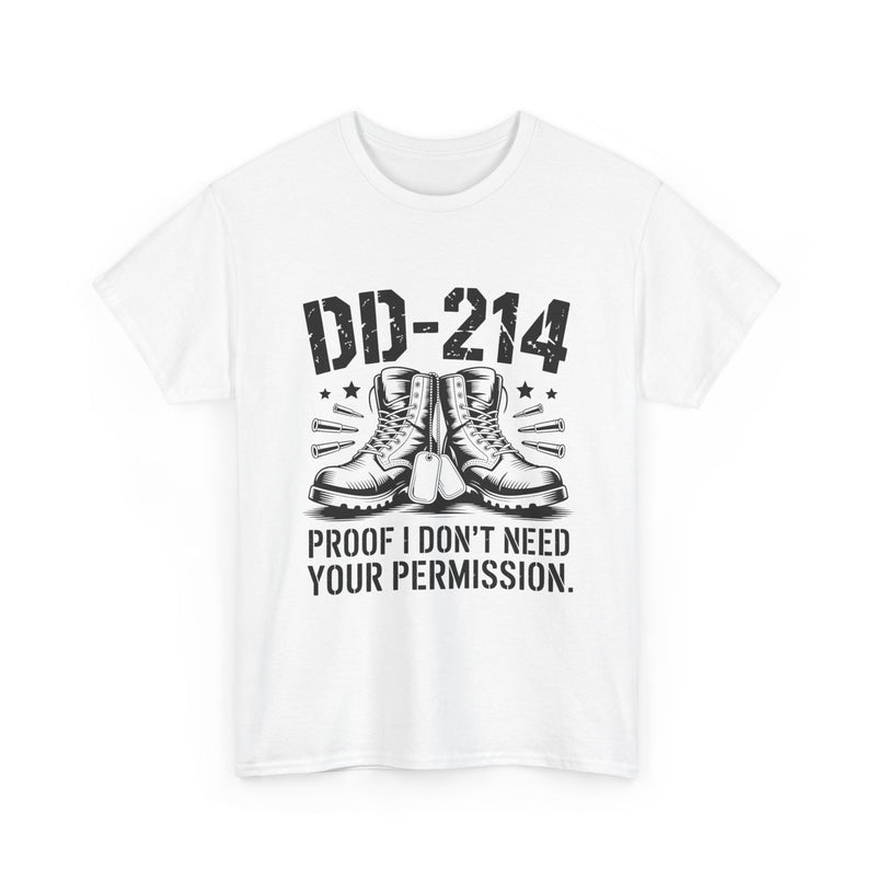 DD-214 Military Boots T-Shirt — 