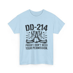 DD-214 Military Boots T-Shirt — 