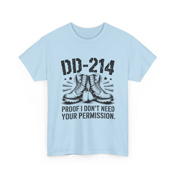 DD-214 Military Boots T-Shirt — 
