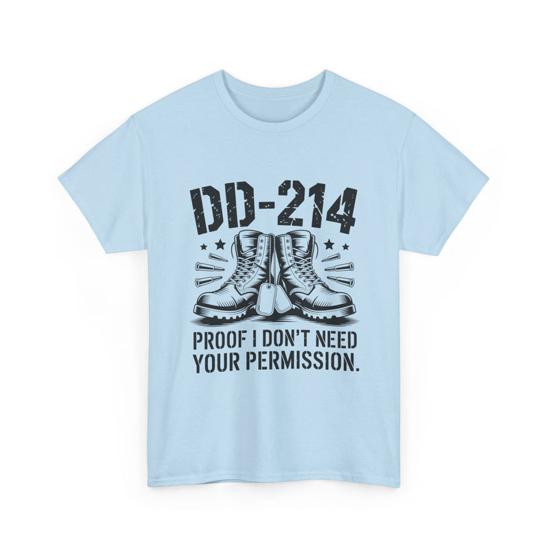 DD-214 Military Boots T-Shirt — 