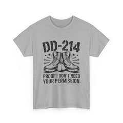 DD-214 Military Boots T-Shirt — 