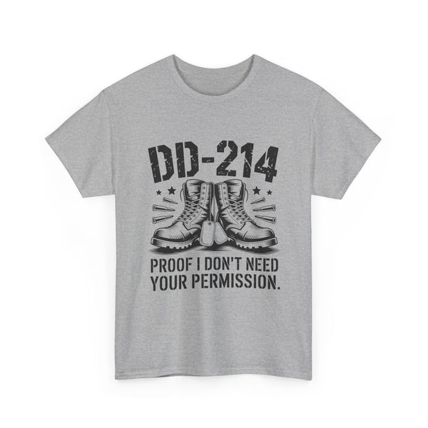 DD-214 Military Boots T-Shirt — 
