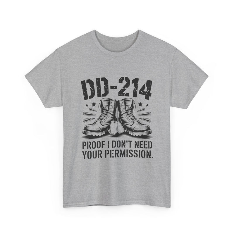 DD-214 Military Boots T-Shirt — 