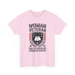 Copy of Her Strength Was Earned Not Given T-Shirt — Military Boots Patriotic Women’s Tee