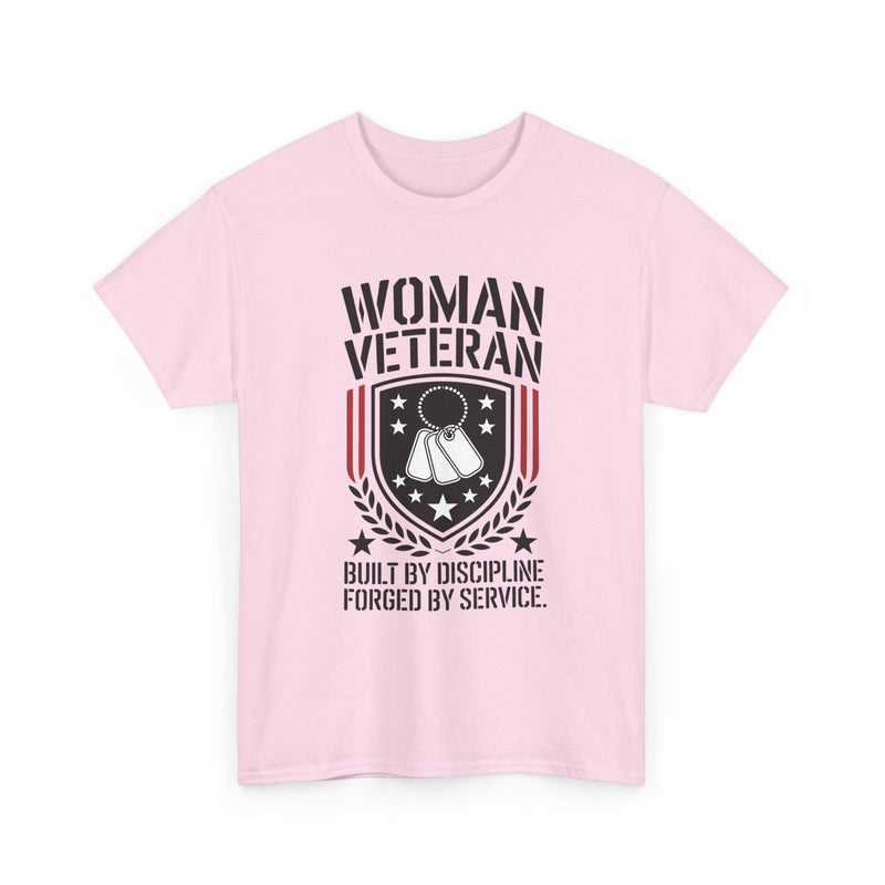 Copy of Her Strength Was Earned Not Given T-Shirt — Military Boots Patriotic Women’s Tee