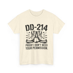 DD-214 Military Boots T-Shirt — 