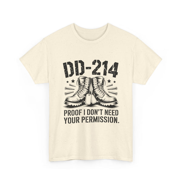 DD-214 Military Boots T-Shirt — 