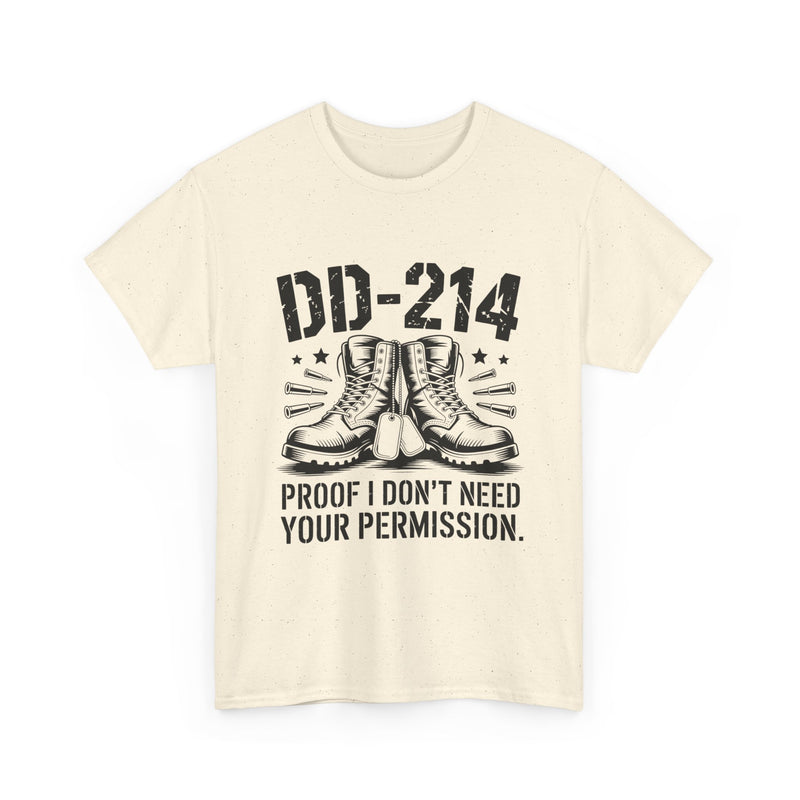 DD-214 Military Boots T-Shirt — 