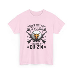 Old Soldier DD-214 T-Shirt — Veterans Eagle Graphic Tee