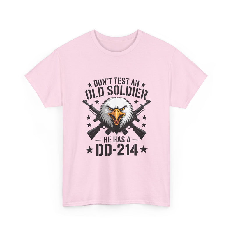 Old Soldier DD-214 T-Shirt — Veterans Eagle Graphic Tee