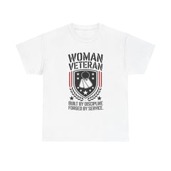 Copy of Her Strength Was Earned Not Given T-Shirt — Military Boots Patriotic Women’s Tee
