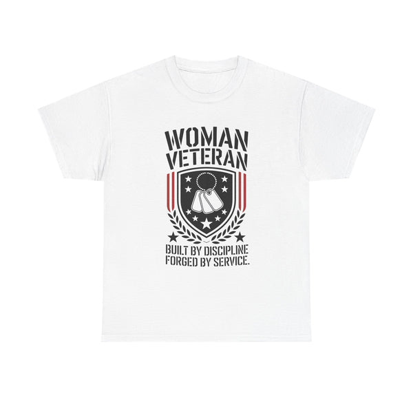 Copy of Her Strength Was Earned Not Given T-Shirt — Military Boots Patriotic Women’s Tee