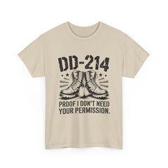 DD-214 Military Boots T-Shirt — 