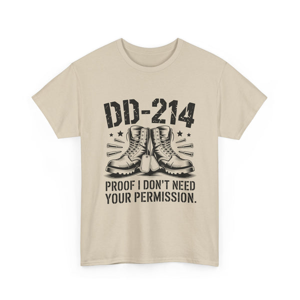 DD-214 Military Boots T-Shirt — 