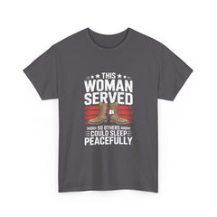 Veteran Women T-Shirt — Proud Female Veteran Tee