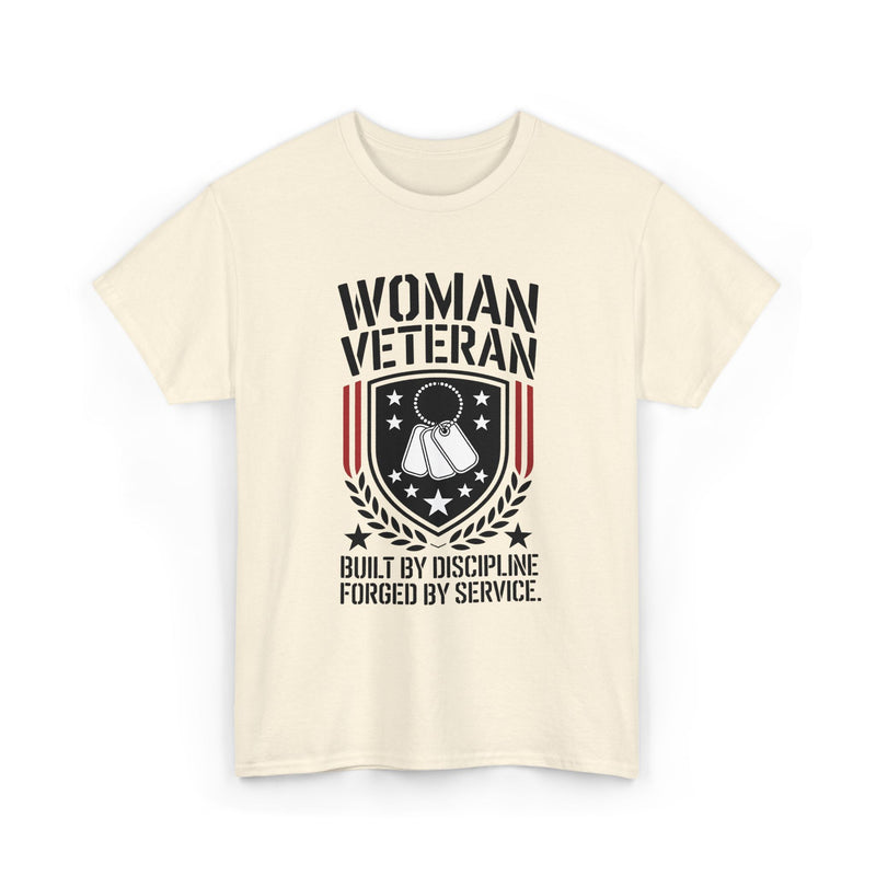 Copy of Her Strength Was Earned Not Given T-Shirt — Military Boots Patriotic Women’s Tee
