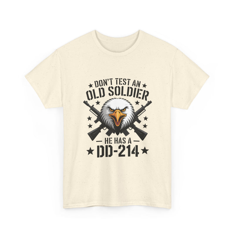 Old Soldier DD-214 T-Shirt — Veterans Eagle Graphic Tee