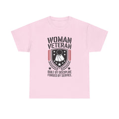 Copy of Her Strength Was Earned Not Given T-Shirt — Military Boots Patriotic Women’s Tee