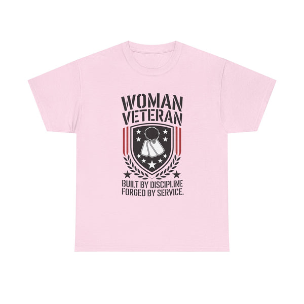 Copy of Her Strength Was Earned Not Given T-Shirt — Military Boots Patriotic Women’s Tee