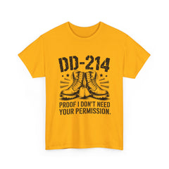 DD-214 Military Boots T-Shirt — 