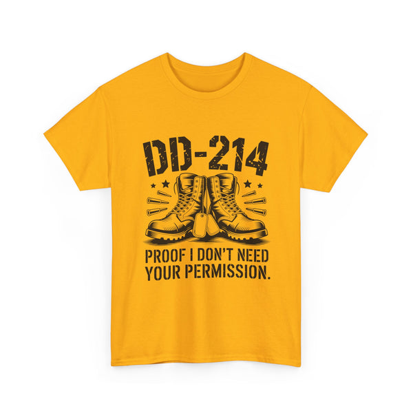 DD-214 Military Boots T-Shirt — 