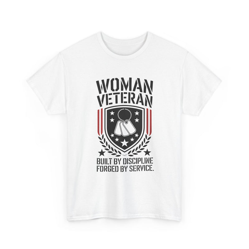 Copy of Her Strength Was Earned Not Given T-Shirt — Military Boots Patriotic Women’s Tee
