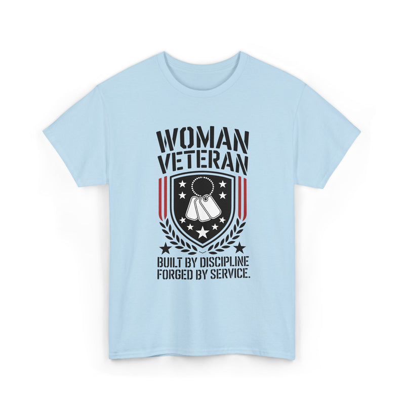 Copy of Her Strength Was Earned Not Given T-Shirt — Military Boots Patriotic Women’s Tee