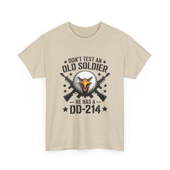 Old Soldier DD-214 T-Shirt — Veterans Eagle Graphic Tee