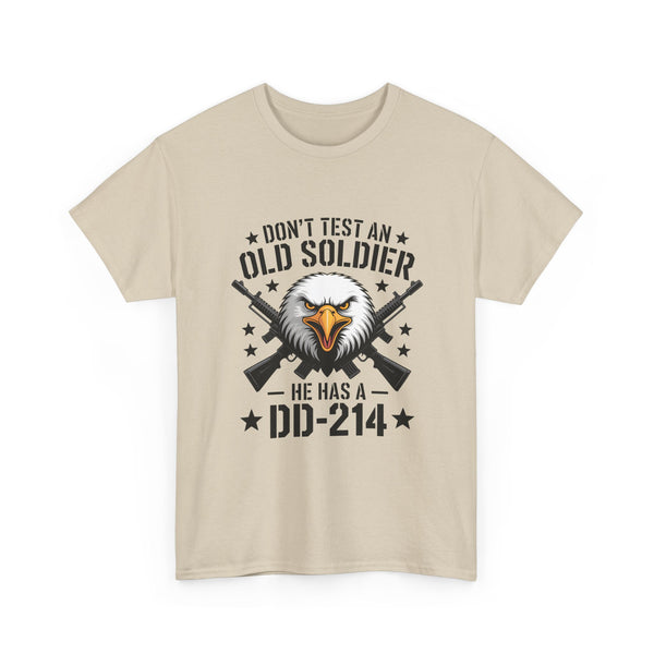 Old Soldier DD-214 T-Shirt — Veterans Eagle Graphic Tee