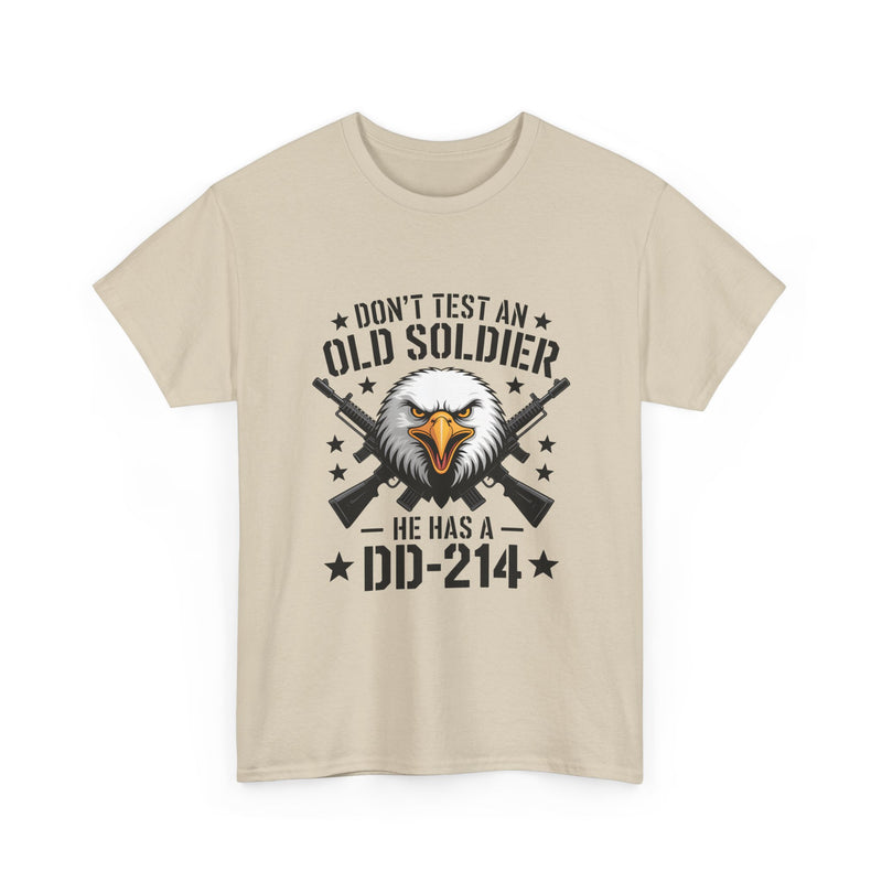 Old Soldier DD-214 T-Shirt — Veterans Eagle Graphic Tee