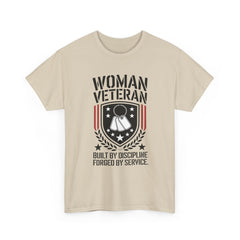 Copy of Her Strength Was Earned Not Given T-Shirt — Military Boots Patriotic Women’s Tee