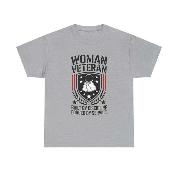 Copy of Her Strength Was Earned Not Given T-Shirt — Military Boots Patriotic Women’s Tee
